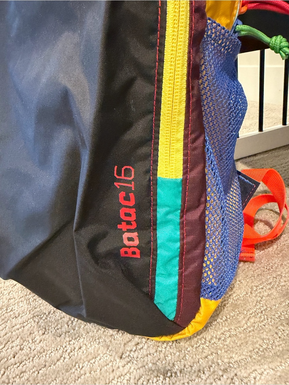 Cotopaxi Batac16 liter Black Multi-Color Backpack - Picture 4 of 9